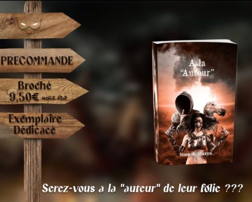"A la Auteur" dernier roman d'Hannah Stazya , couverture du livre